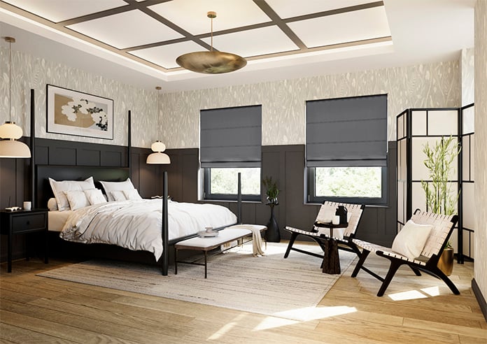 Panama, Grey - Roman Blind - Image 7